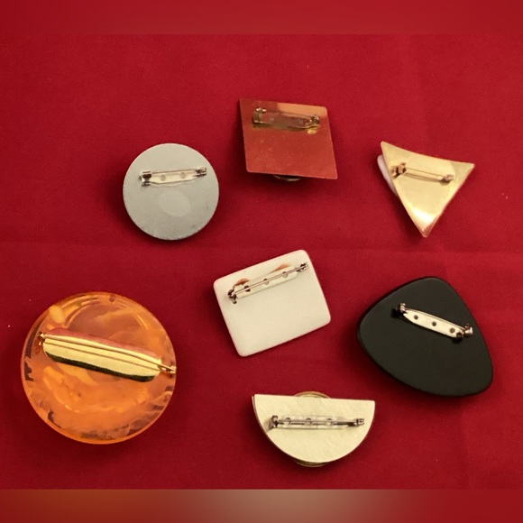 Retro look brooches lot - Picture 5 of 5
